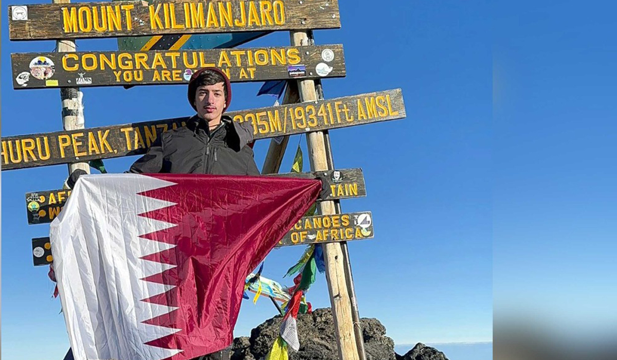 Qatar Foundation student, youngest Qatari to summit Mount Kilimanjaro